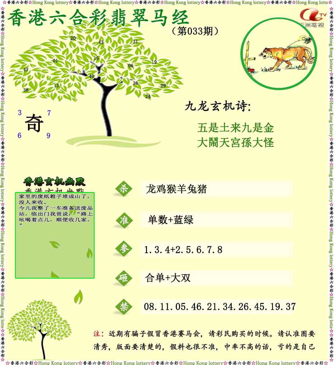 033期翡翠马经[图]